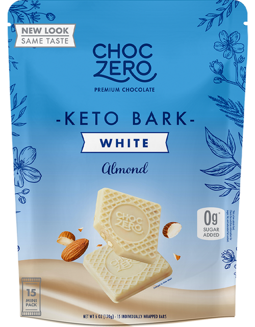 White chocolate almond shop bark